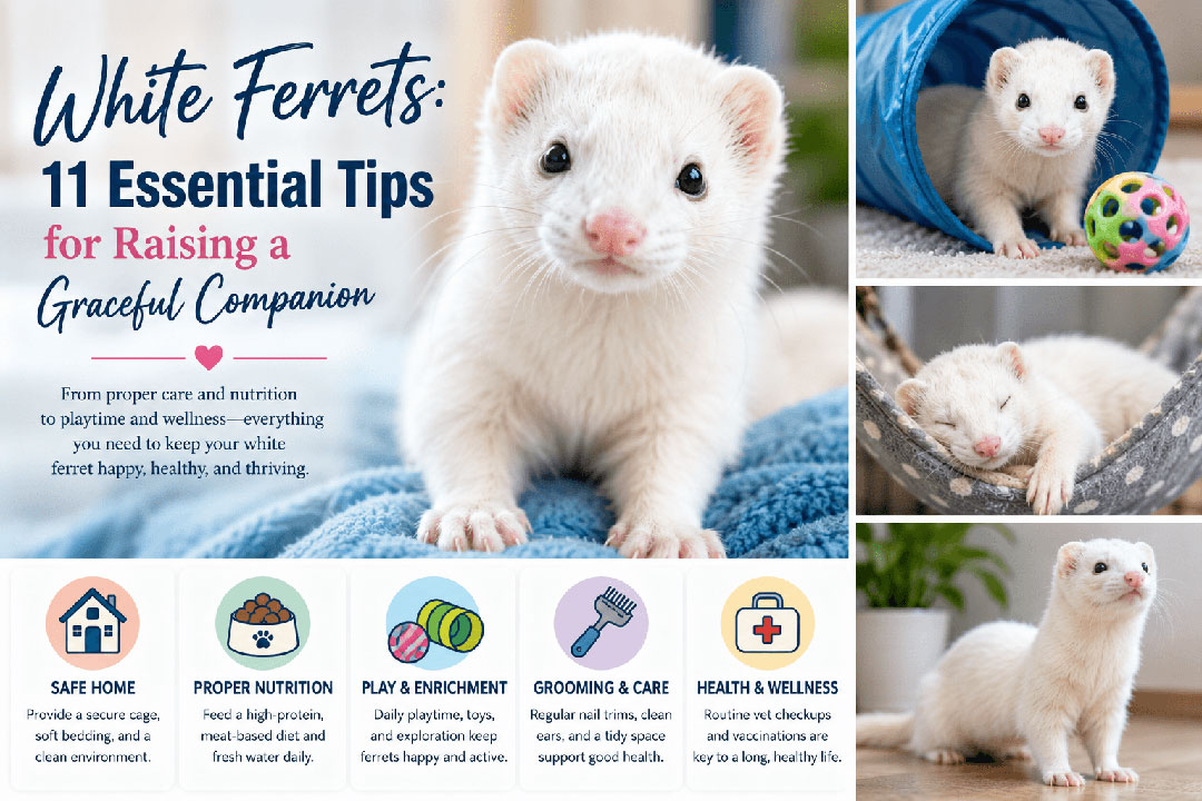 White Ferrets